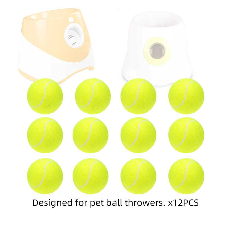 6 PCS Tennis Launcher Special 5cm Ball DogElastic Professional Tennis Throw MachinePortable Toy Only The Ball No Machine